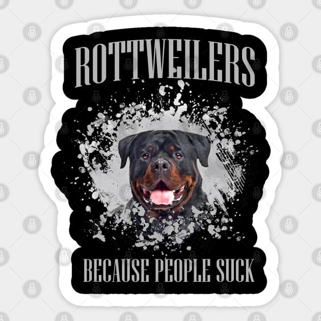 Rottweiler  - Metzgerhund Sticker by Nartissima